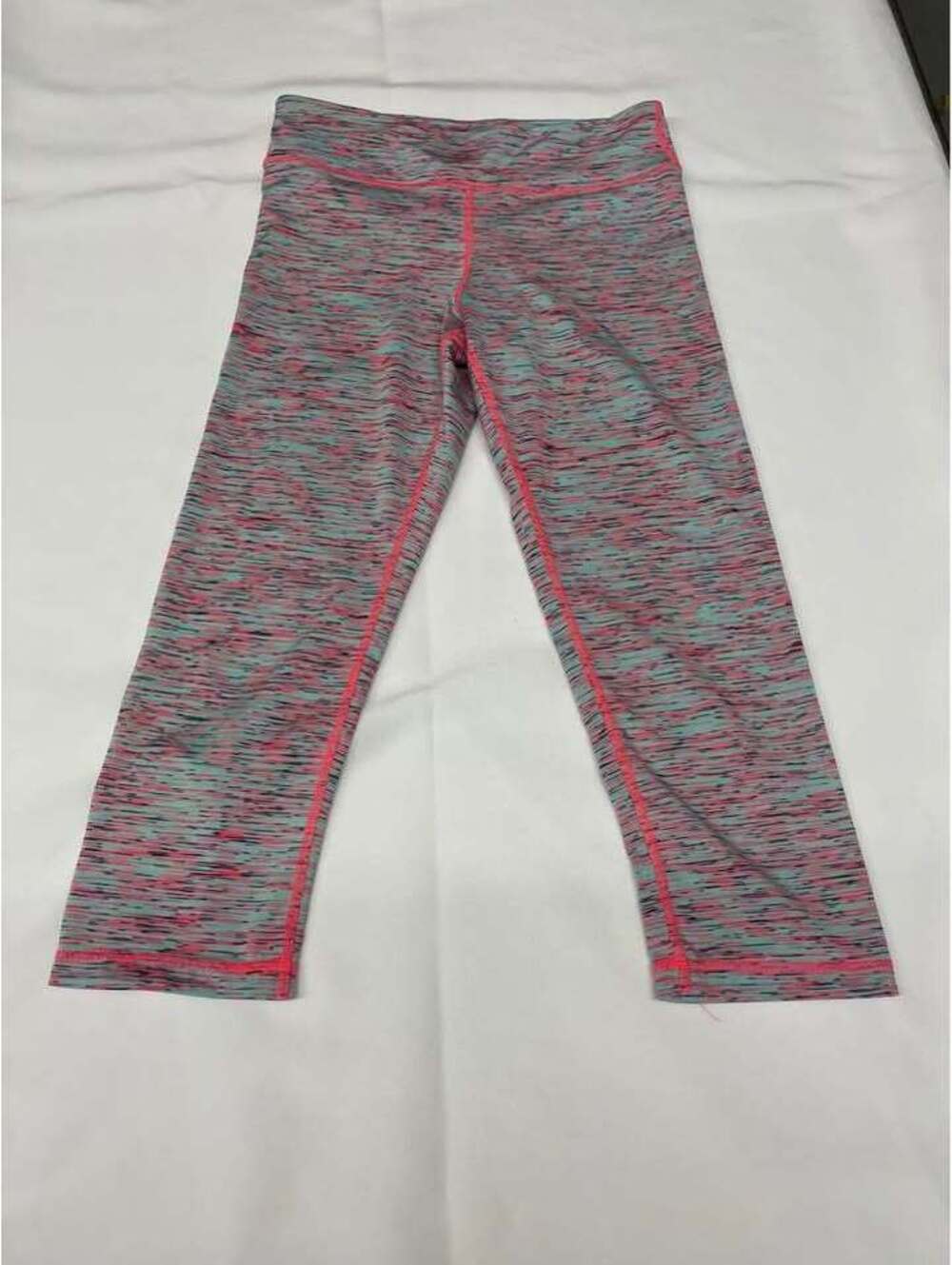 90 Degree by Reflex Girls Capri Leggings Size 12 Large Colorful Athletic Pants